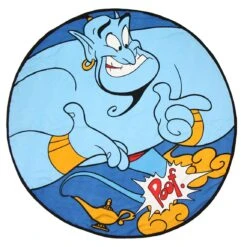 Cerda DISNEY - Serviette De Bain Rond 130cm - Aladdin Genie