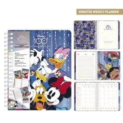 Cerda DISNEY - Agenda Hebdomadaire Non Daté + Intercalaires - 19 X 24 X 2 Cm