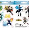 ABYstyle MY HERO ACADEMIA - Heros Villains - Stickers 6x11cm/ 2 Planches