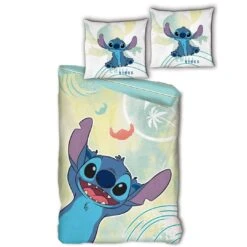 LILO & STITCH - Parure De Lit 140x200cm 'Coton BIO'