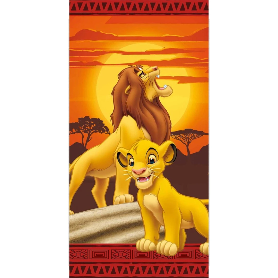 DISNEY - Le Roi Lion - Serviette De Plage 100% Coton - 70x140cm 1 DISNEY - Le Roi Lion - Serviette De Plage 100% Coton - 70x140cm