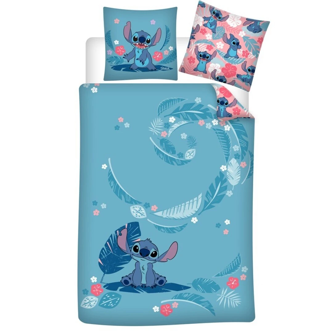 DISNEY - Stitch - Parure De Lit 140x200cm - '100% Flanelle' 1 DISNEY - Stitch - Parure De Lit 140x200cm - '100% Flanelle'