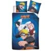 NARUTO SHIPPUDEN - Parure De Lit 140x200cm - '100% Flanelle'