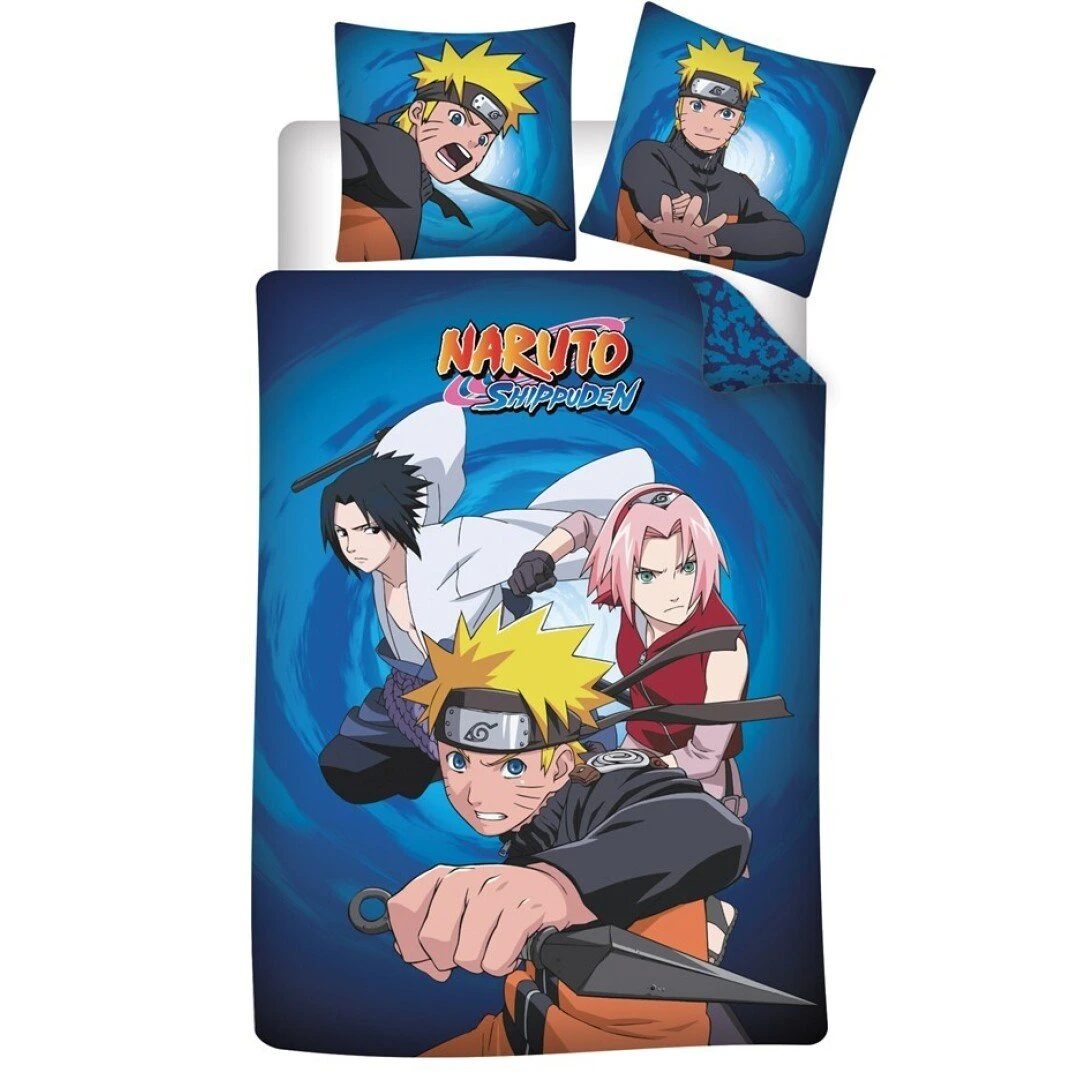 NARUTO SHIPPUDEN - Parure De Lit 140x200cm - '100% Flanelle' 1 NARUTO SHIPPUDEN - Parure De Lit 140x200cm - '100% Flanelle'