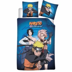 NARUTO SHIPPUDEN - Parure De Lit 140x200cm - '100% Microfibre'