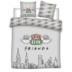 FRIENDS - Parure De Lit 240x220 - Central Perk '100% Microfibre'