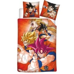 DRAGON BALL Z - Goku - Parure De Lit 140x200cm - '100% Polyester'
