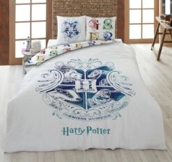HARRY POTTER - Parure De Lit 140x200cm - Hogwarts W. '100% Coton'
