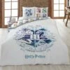 HARRY POTTER - Parure De Lit 140x200cm - Hogwarts W. '100% Microfibre'