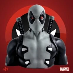 MARVEL - Tirelire Boite Blister - Deadpool X-Force Version Bust 20 Cm