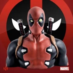 MARVEL - Tirelire Boite Blister - Deadpool Bust 20 Cm