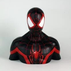 MARVEL - Tirelire Boite Blister - Miles Morales Deluxe Bust 20 Cm