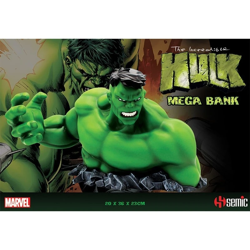 MARVEL - Tirelire - MEGA BANK - Hulk - 20cm 1 MARVEL - Tirelire - MEGA BANK - Hulk - 20cm