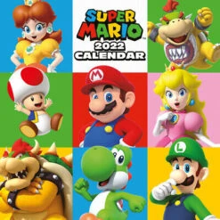 SUPER MARIO - Calendrier 2022 '30x30cm'