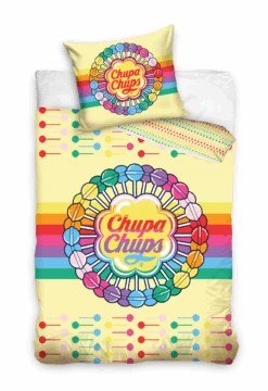 CHUPA CHUPS - Parure De Lit 140x200cm + Coussin 70x90cm - 100% Cotton