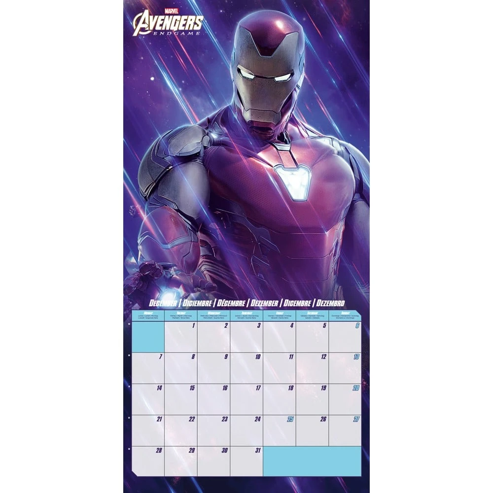 MARVEL AVENGERS - Calendrier 2020 - 30x30 3 MARVEL AVENGERS - Calendrier 2020 - 30x30 – Image 3