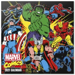 MARVEL - Comics - Calendrier 2021 '30x30cm'