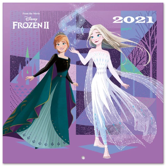 LA REINE DES NEIGES 2 - Calendrier 2021 '30x30cm' 1 LA REINE DES NEIGES 2 - Calendrier 2021 '30x30cm'