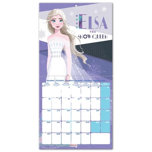 LA REINE DES NEIGES 2 - Calendrier 2021 '30x30cm' 2 LA REINE DES NEIGES 2 - Calendrier 2021 '30x30cm' – Image 2