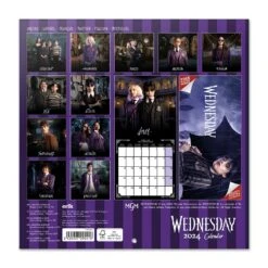 MERCREDI - Calendrier 2024 - 30 X 30 Cm -Maison Élégante Promos Boutique FIGCP24102 3