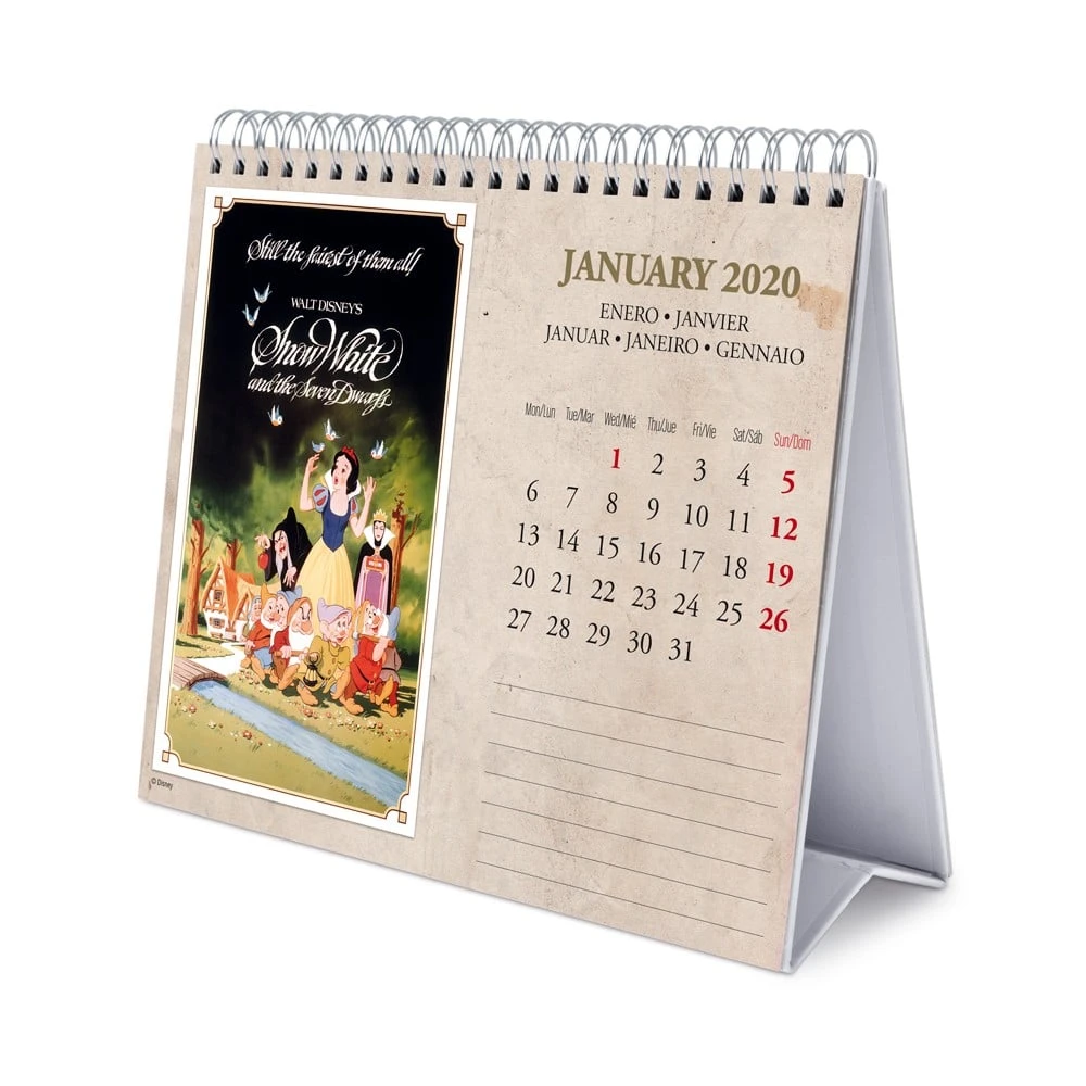 DISNEY Classic - Calendrier De Bureau 2020 - 17x20 3 DISNEY Classic - Calendrier De Bureau 2020 - 17x20 – Image 3