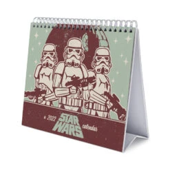STAR WARS - Calendrier De Bureau 2022 '17x20cm'