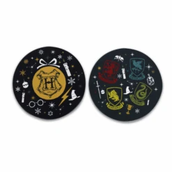 HARRY POTTER - Set De 2 Sous-Verres En Céramique - ' Noël '