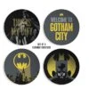 DC COMICS - Gotham City - Set De 4 Dessous De Verre En Céramique