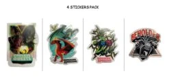DONJONS & DRAGONS - Pack De 4 Stickers - 9x9cm