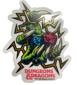 DONJONS & DRAGONS - Pack De 4 Stickers - 9x9cm -Maison Élégante Promos Boutique FIGCYPST 02 DD 3
