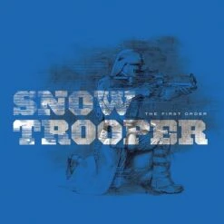 PYRAMID STAR WARS - Canvas 40X40 '18mm' - Episode VII - Snowtrooper Blue