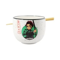 DEMON SLAYER - Bol à Ramen Avec Baguette 414ml - Tanjiro