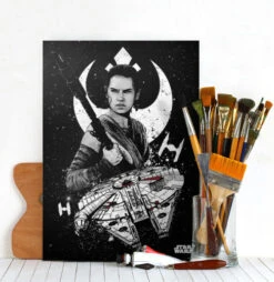 STAR WARS PILOTS - Magnetic Metal Poster 45x32 - Rei -Maison Élégante Promos Boutique FIGDISPLATE0461 4