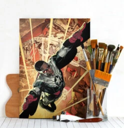MARVEL ALL NEW - Magnetic Metal Poster 45x32 - Captain America (M) -Maison Élégante Promos Boutique FIGDISPLATE0522 4