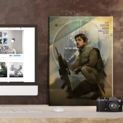 ROGUE ONE KEY FORCES - Magnetic Metal Poster 45x32 - Cassian Andor -Maison Élégante Promos Boutique FIGDISPLATE0654 4