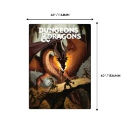 DONJONS ET DRAGONS - Couverture 114x152cm