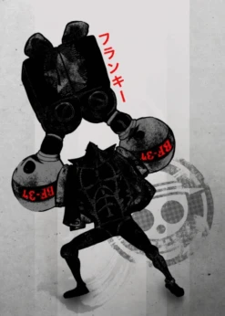 CRIMSON CHARACTERS - Magnetic Metal Poster 45X32 - Ship Wrecker