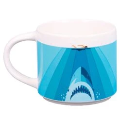 LES DENTS DE LA MER - Pack Cadeau - Mug 250ml+ Sous-Verre + Porte-Clés -Maison Élégante Promos Boutique FIGFIZZ2156F 3