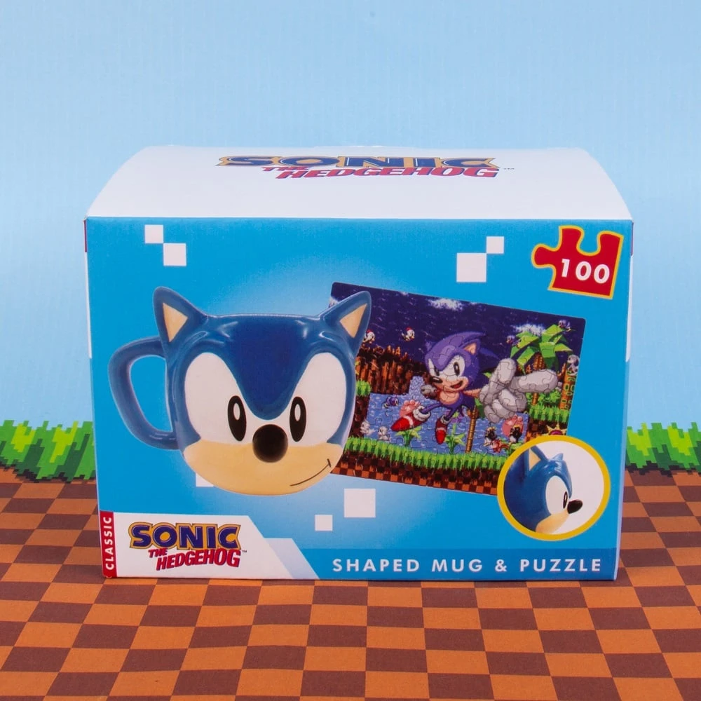 SONIC - Pack Cadeau - Mug 300ml + Puzzle 100 Pc 1 SONIC - Pack Cadeau - Mug 300ml + Puzzle 100 Pc