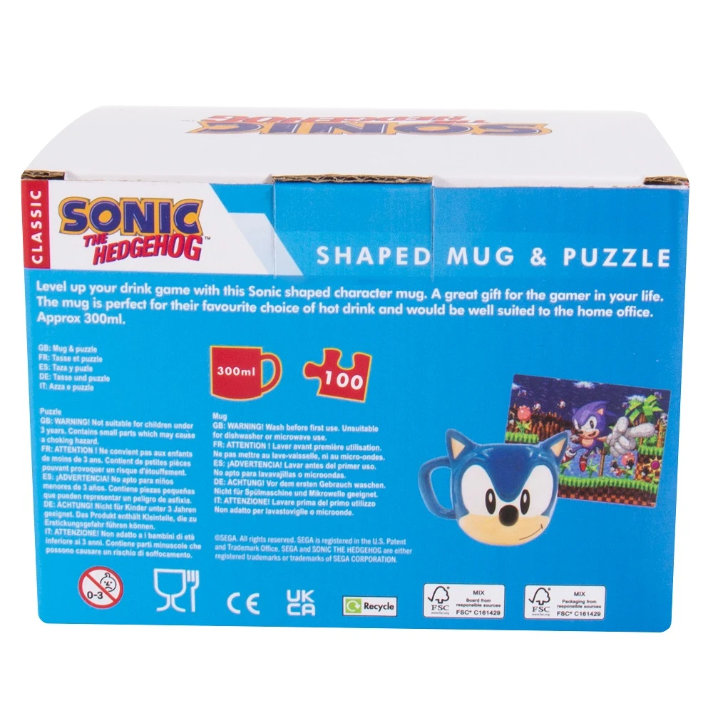 SONIC - Pack Cadeau - Mug 300ml + Puzzle 100 Pc 6 SONIC - Pack Cadeau - Mug 300ml + Puzzle 100 Pc – Image 6
