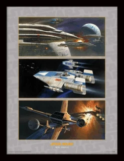PYRAMID STAR WARS - Collector Print HQ 32X42 - Rebel Assault