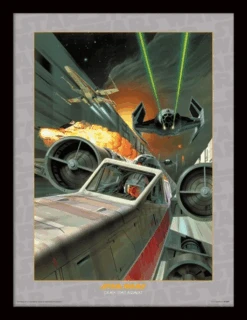 PYRAMID STAR WARS - Collector Print HQ 32X42 - Death Star Assault