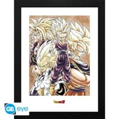 Gb Eye DRAGON BALL Z - Super Saiyans - Collector Print '30x40cm'