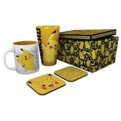 ABYstyle POKEMON - Gift Box - Chope, Mug, 2 Dessous De Verre - Pikachu