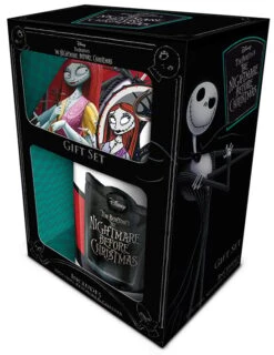 PYRAMID NBX - Jack & Sally - Gift Set - Mug, Sous-verre & Porte-clés