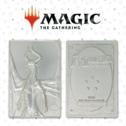FANATTIK MAGIC THE GATHERING- Nicol Bolas - Carte Métal Plaqué Argent Collector -Maison Élégante Promos Boutique FIGHAS MAG29 3