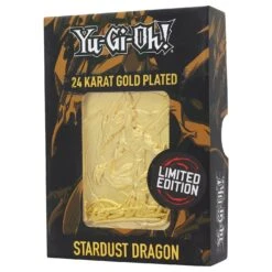 FANATTIK YU-GI-OH! - Stardust Dragon - Carte Plaquée Or 24k Collector