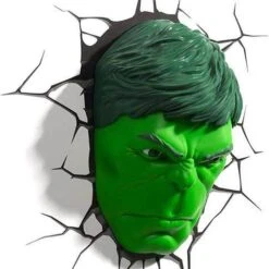 MARVEL - Lampe Decorative 3D - HULK FACE