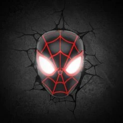 MARVEL - Lampe Decorative 3D - SPIDERMAN MILES MORALES -Maison Élégante Promos Boutique FIGM3DLSMANMM 3