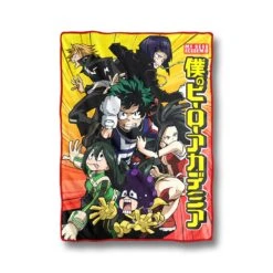MY HERO ACADEMIA - Izuku, Denki, Kyoka, Momo,.. - Couverture 114x152cm